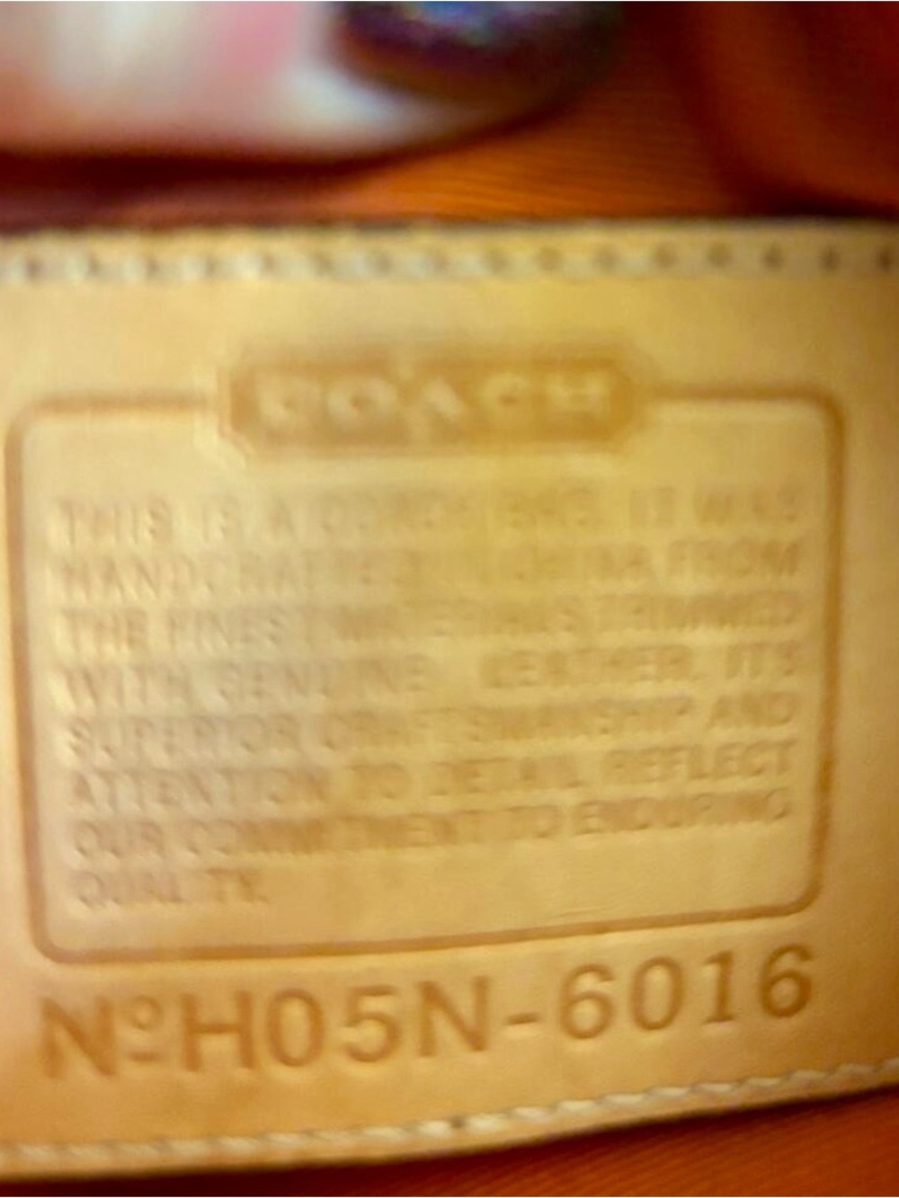 Coach Vintage Tan Signature Cancas Swingpack Crossbody Bag With Hangtag - Tan - Picture 7 of 8